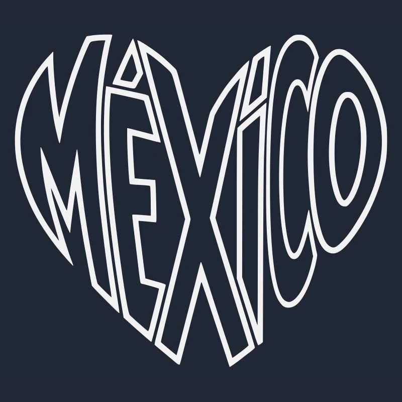 Lettrage de perspective mexicaine