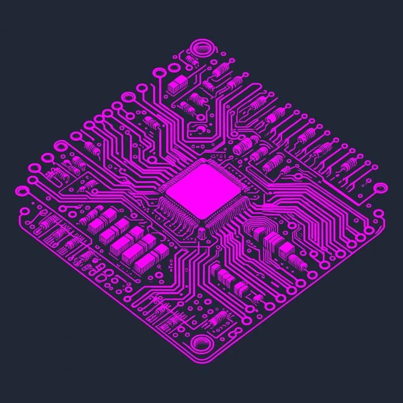 CPU anatomique et PCB - Cool Computer Scientists