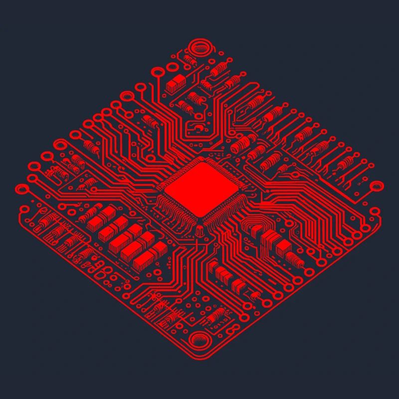 CPU anatomique et PCB - Cool Computer Scientists