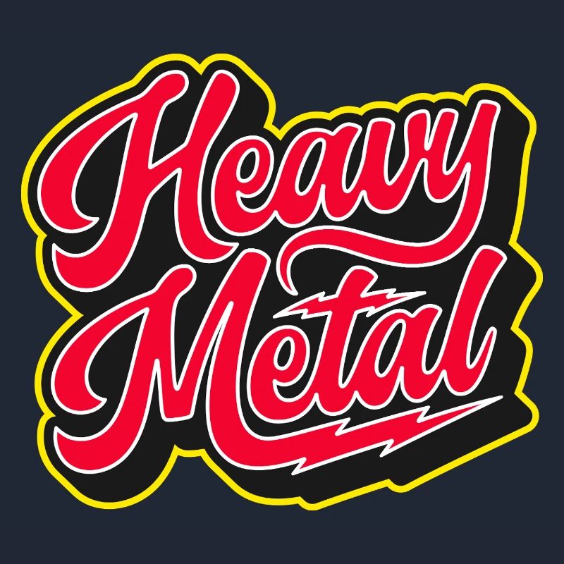 Heavy Metal Bold 3D Script