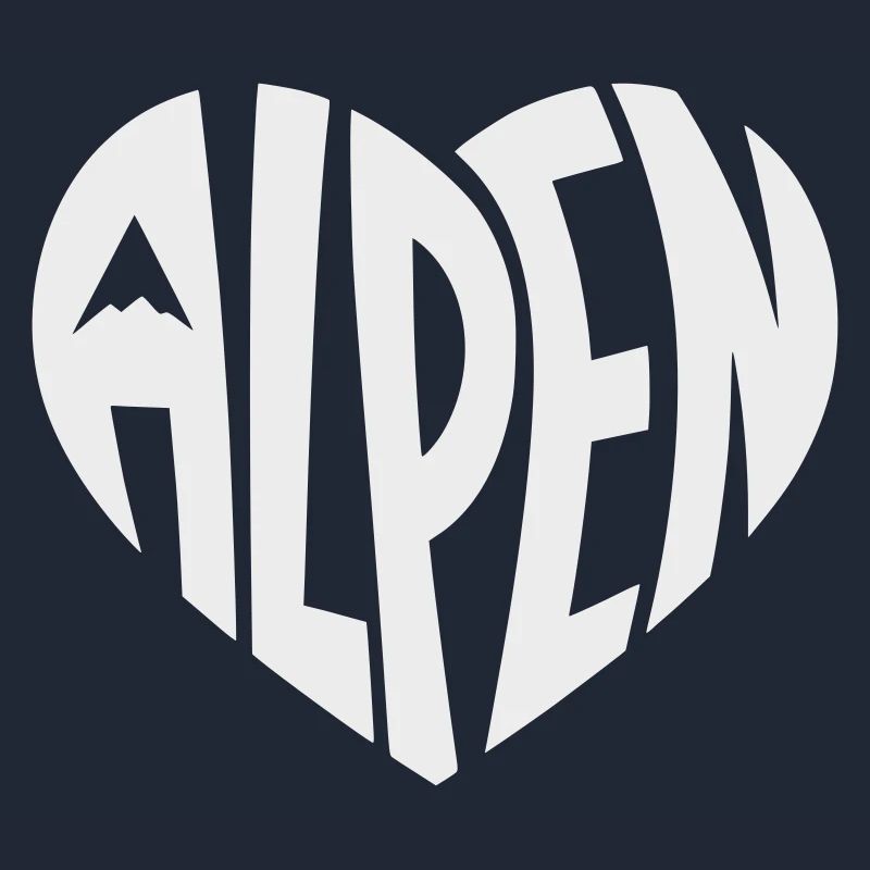 Alpine Heart Design - Couleur de design variable