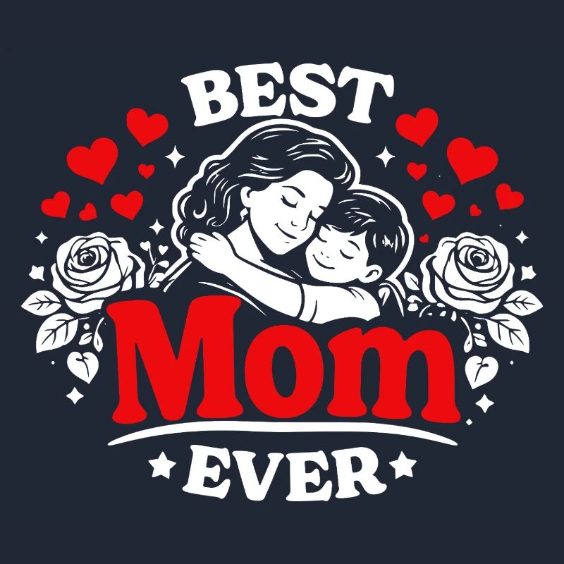 Best Mom Ever - Muttertag Umarmung