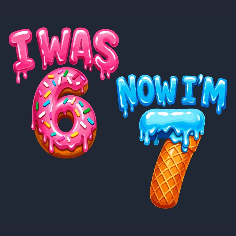 7e anniversaire, garçon de 7 ans, j’avais 6 ans maintenant dans 7 ans