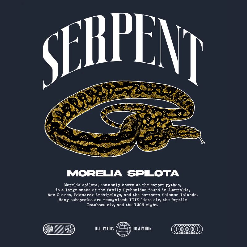 Carpet Python Modern Reptile Keeper Streetwear