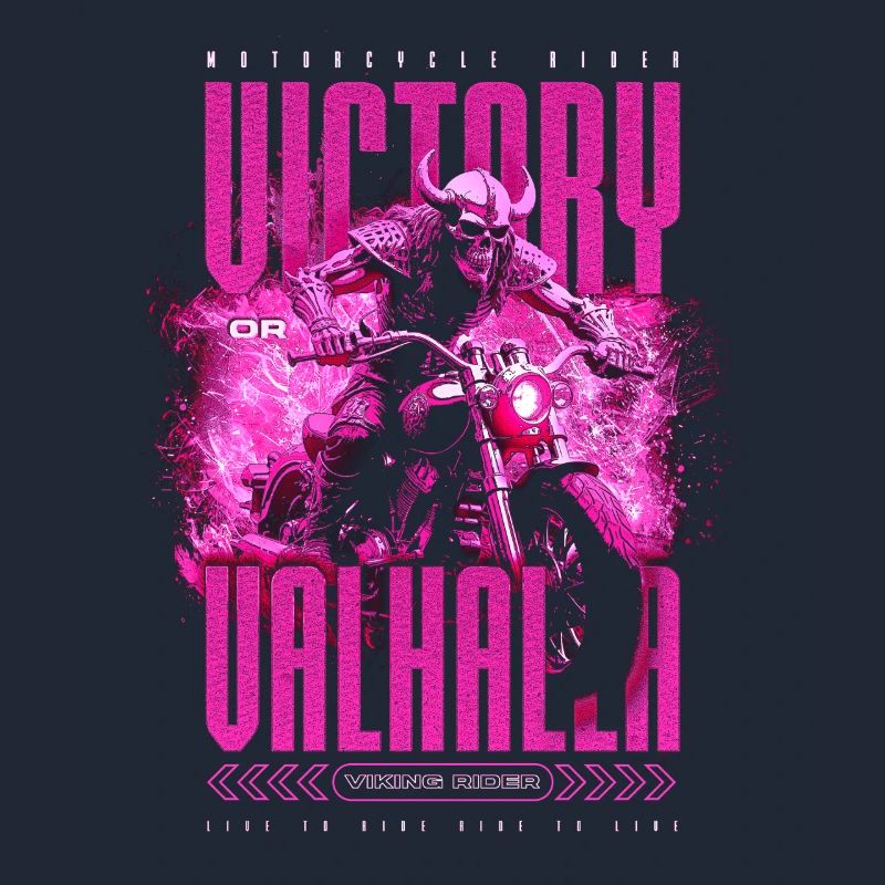 Motorrad Nordische Wikinger Sieg Oder Walhalla