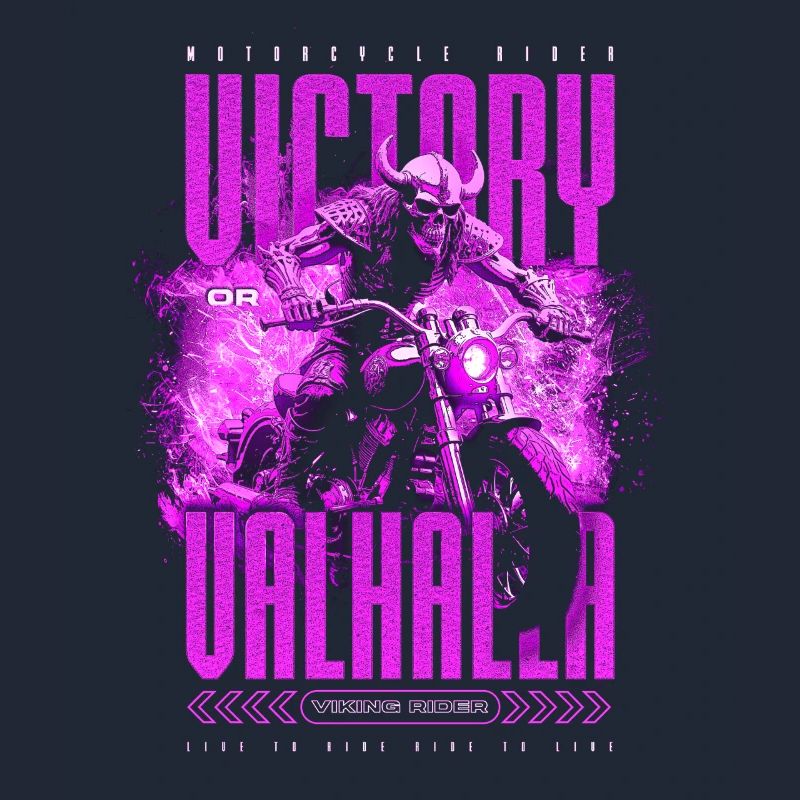 Motorrad Nordische Wikinger Sieg Oder Walhalla