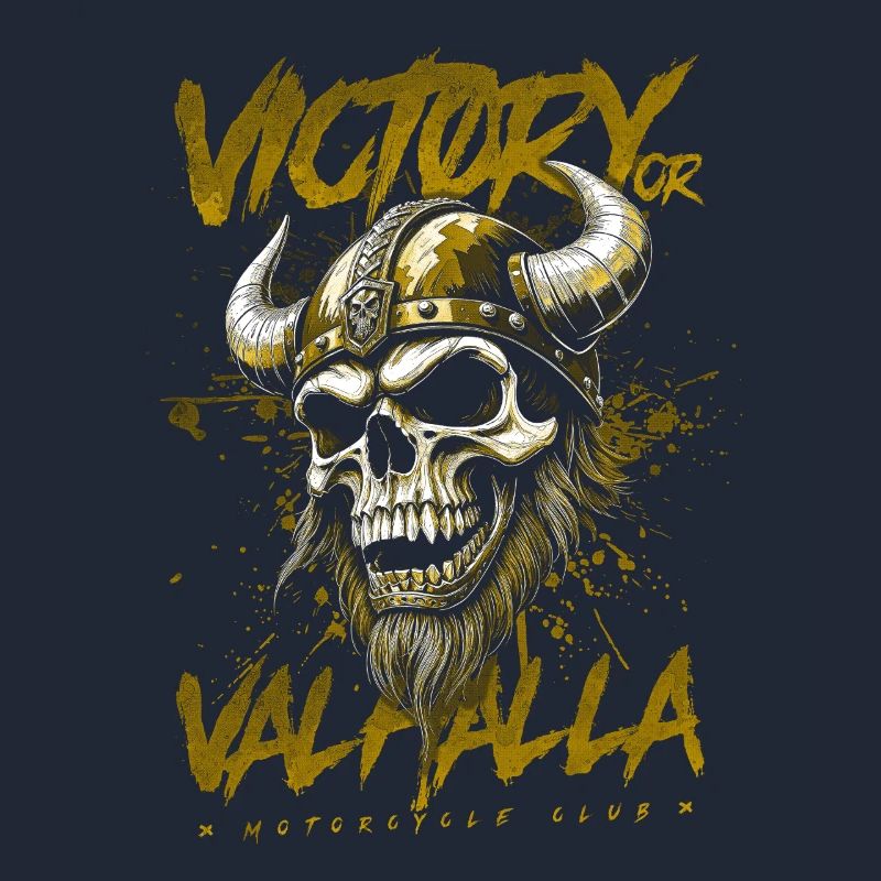 Motorrad Nordische Wikinger Sieg Oder Walhalla