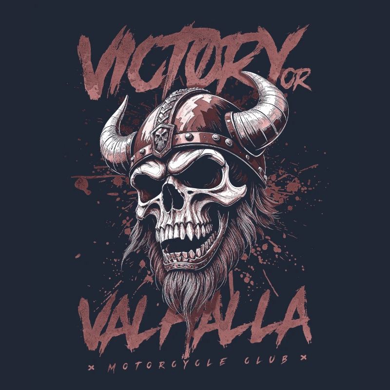 Motorrad Nordische Wikinger Sieg Oder Walhalla