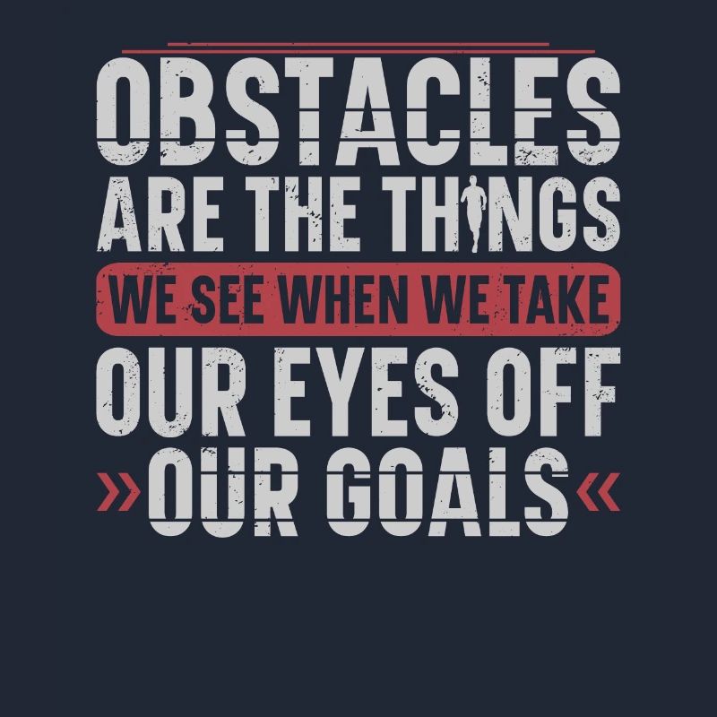 Obstacles are the things we see runner