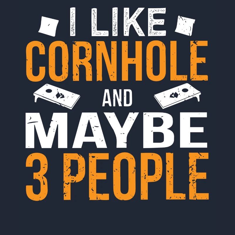 Cornhole, cornhole, cornhole player
