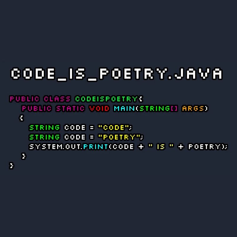 Code ist poetry.java