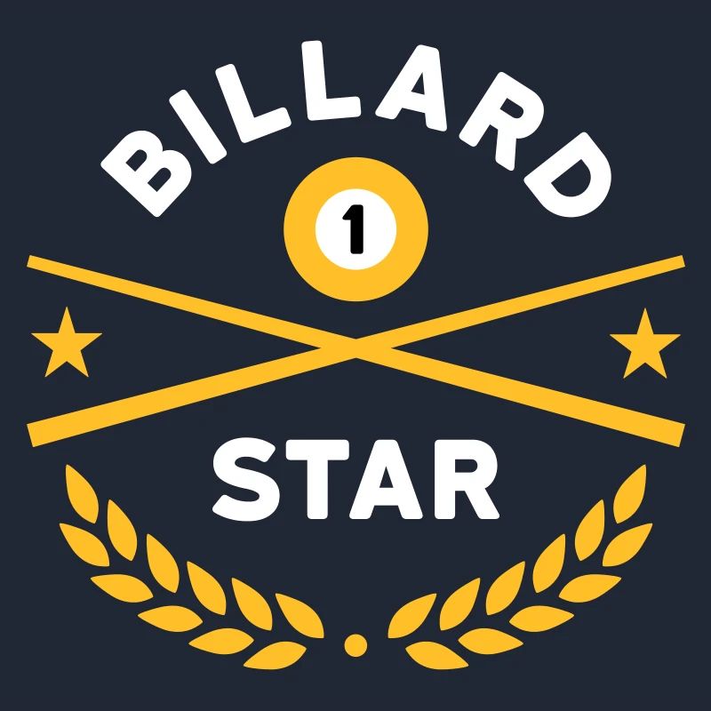 Étoile de billard (queues de billard, boule de billard, étoiles)