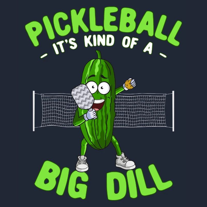 Pickleball c’est une sorte de gros cornichon drôle à l’aneth
