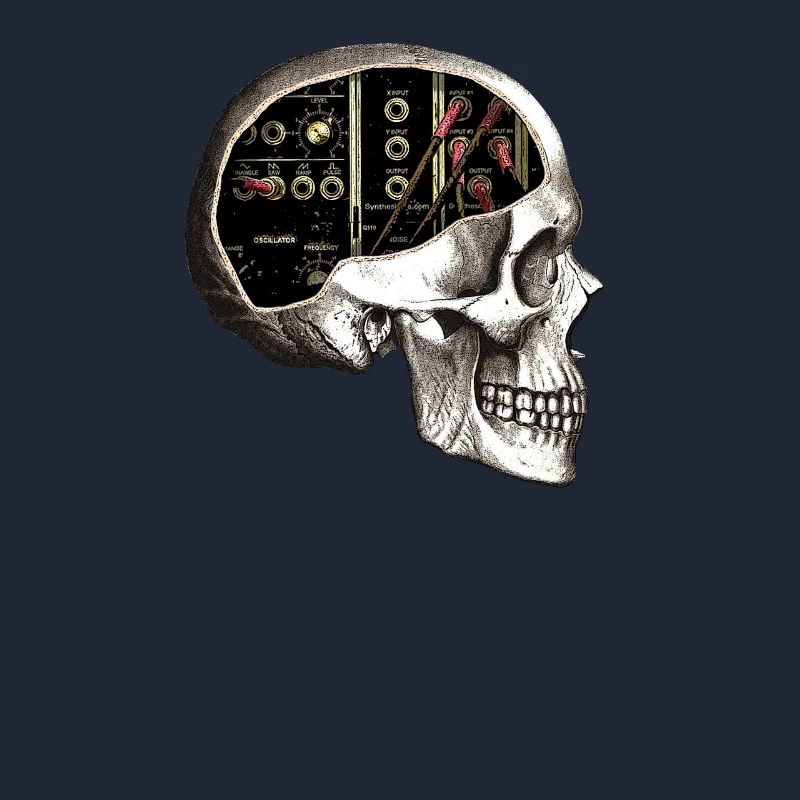 Analog Modular Skull for Synth Nerd