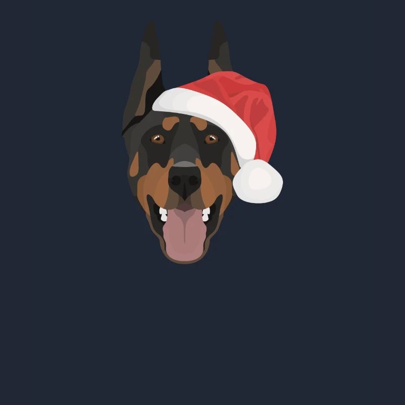 Doberman Joyeux Noël