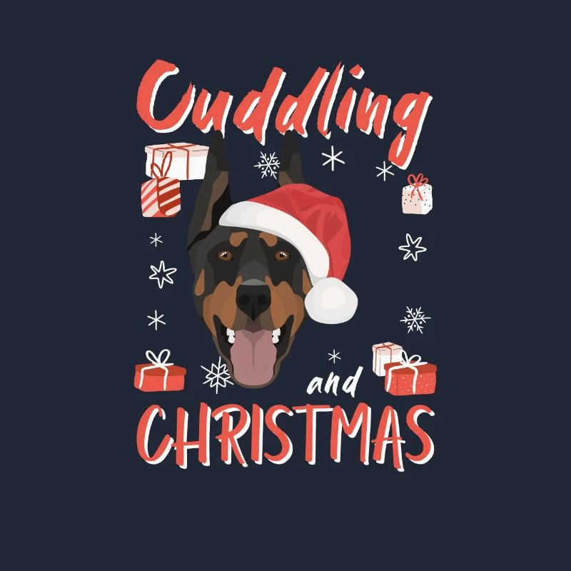 Doberman Joyeux Noël