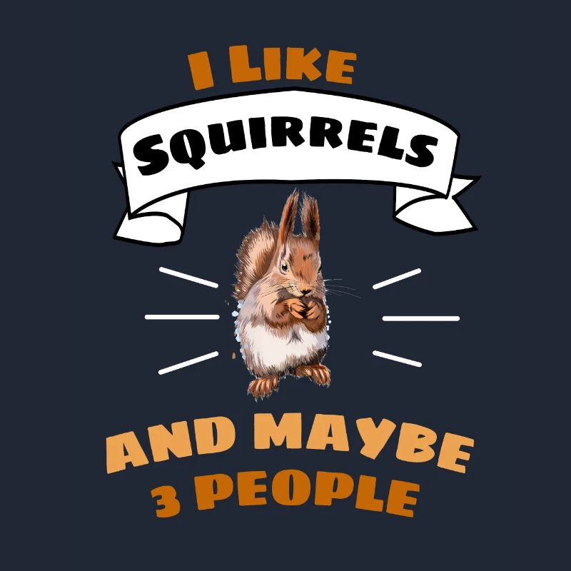 Ich mag Eichhörnchen Tier Geschenk Eichhörnchen