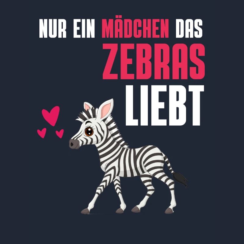 Nur ein Mädchen das Zebras liebt Geschenk Zebra