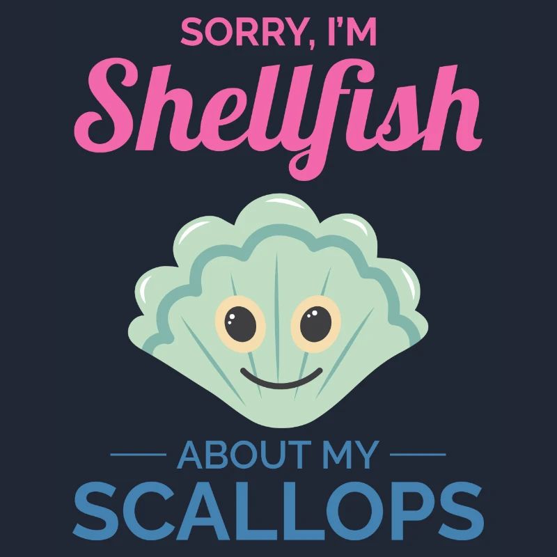 Scallop Seashells Collector Beachcomber Shellfish