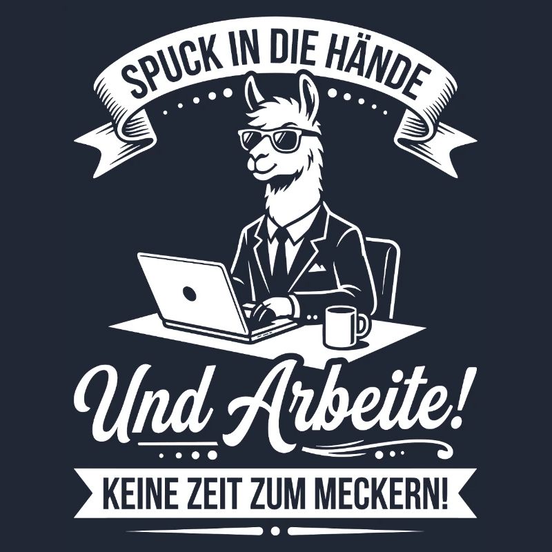 Spit in your hands, work!