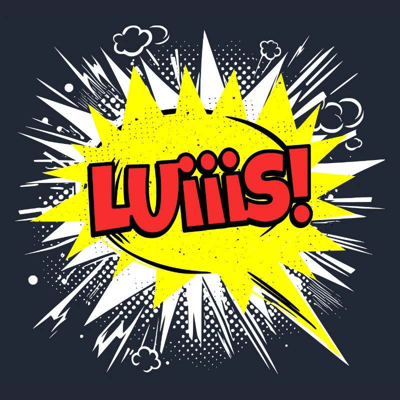 Luis Name Funny Speech Bubble Luiiis!