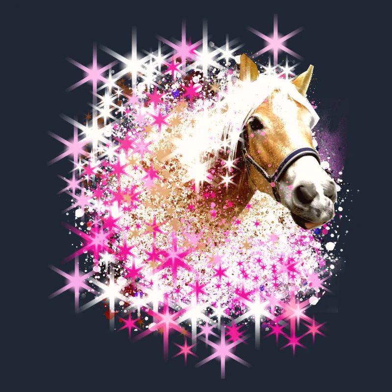Cheval,Haflinger, Graffiti, Peinture,Chevaux,Étoiles