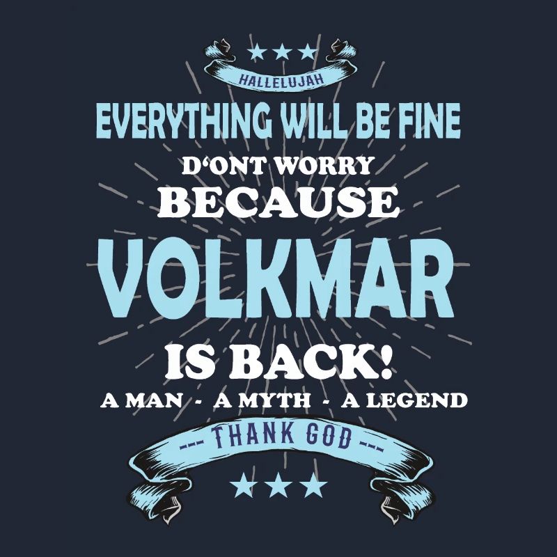 Everything will be fine Volkmar Is back
