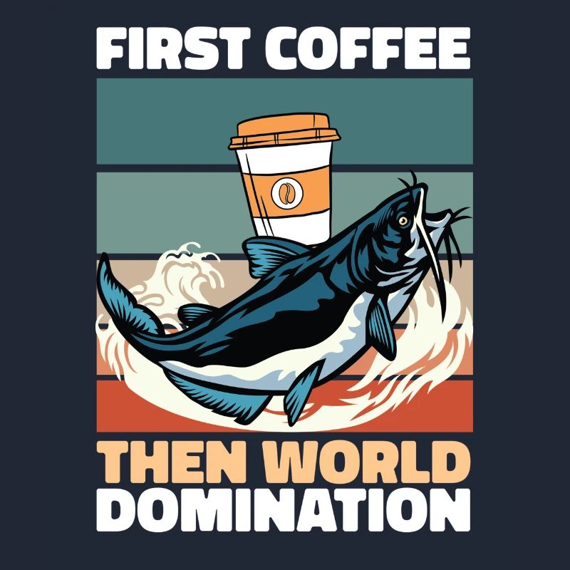 Café de poisson-chat