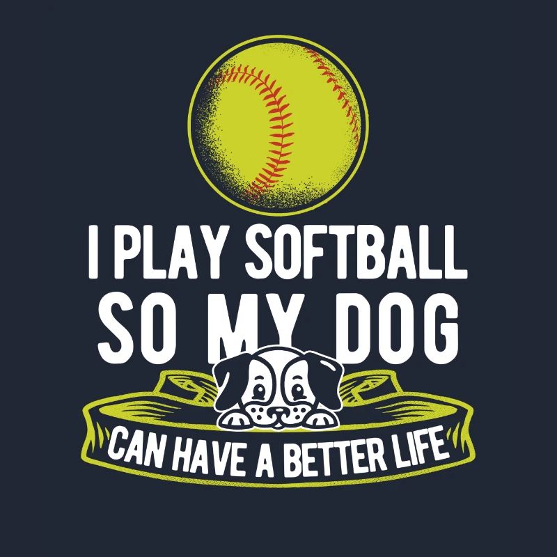 Chien de softball