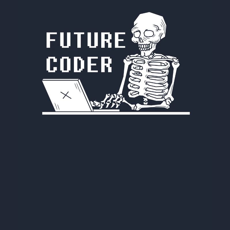 Entwickler Coder Programmierer Skelett