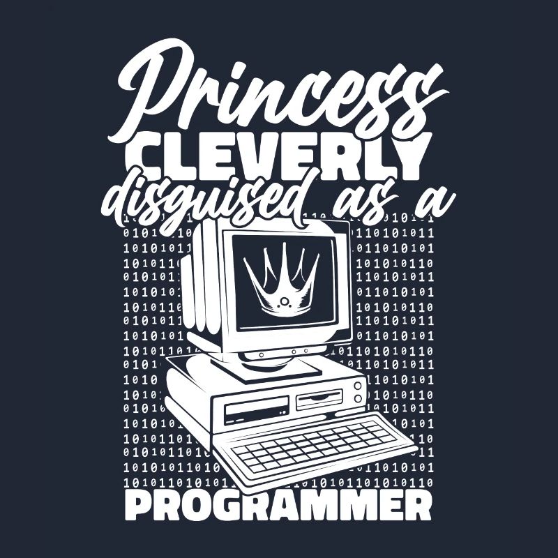 Entwickler Coder Programmierer Prinzessin