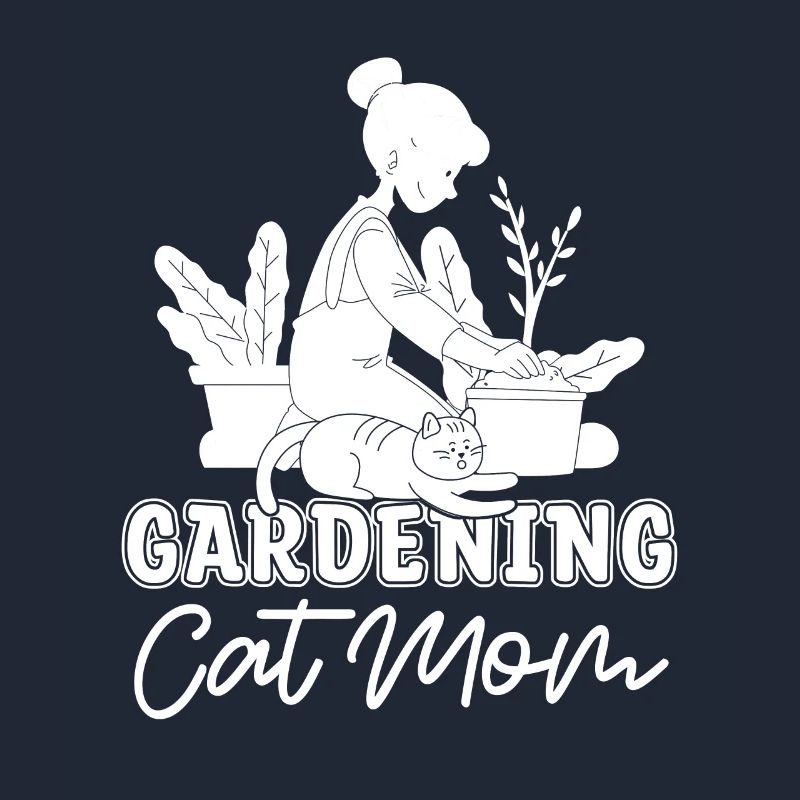 Hobbygärtner Garten Mutter Gartenkatze