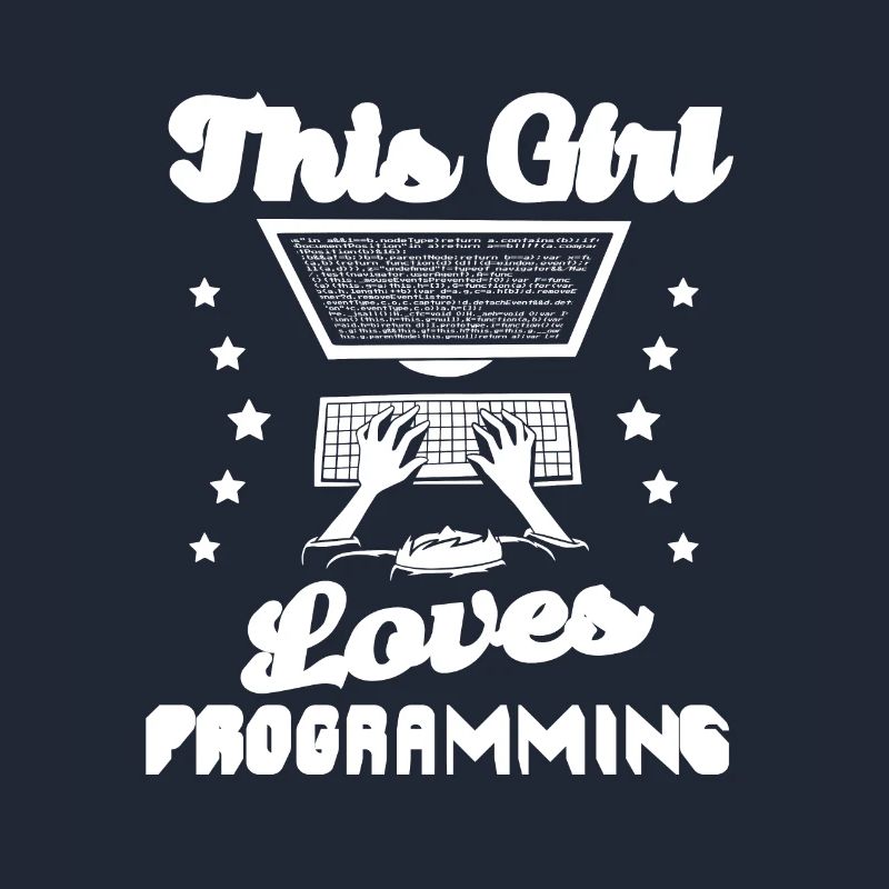 Développeur Coder Programmeur Girl