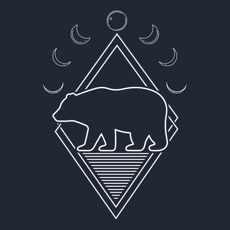 Bear Brown Bear Moon Phases