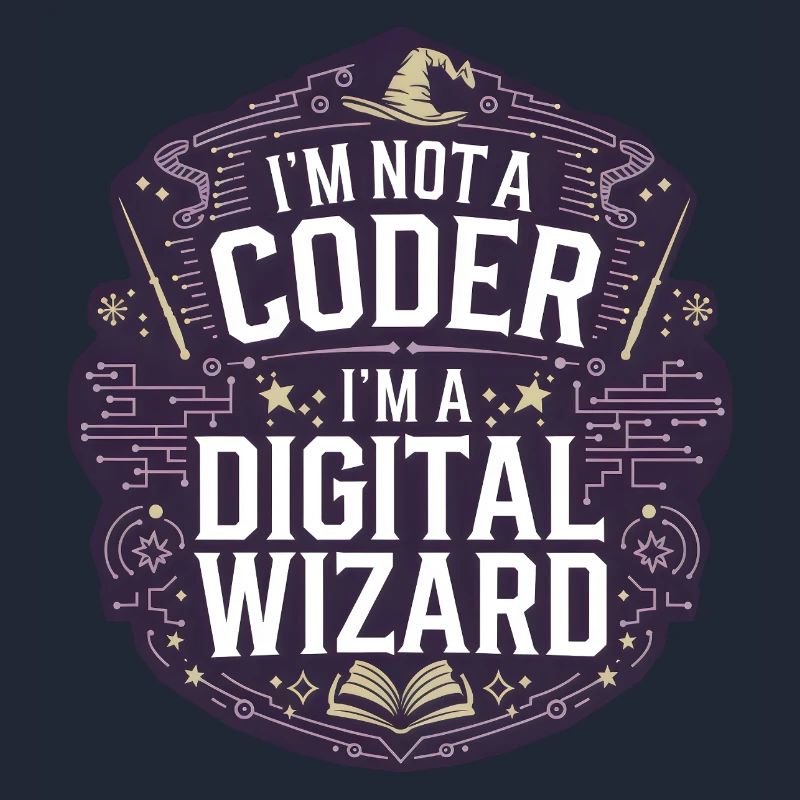 I'm Not a Coder I'm a Digital Wizard Programmer