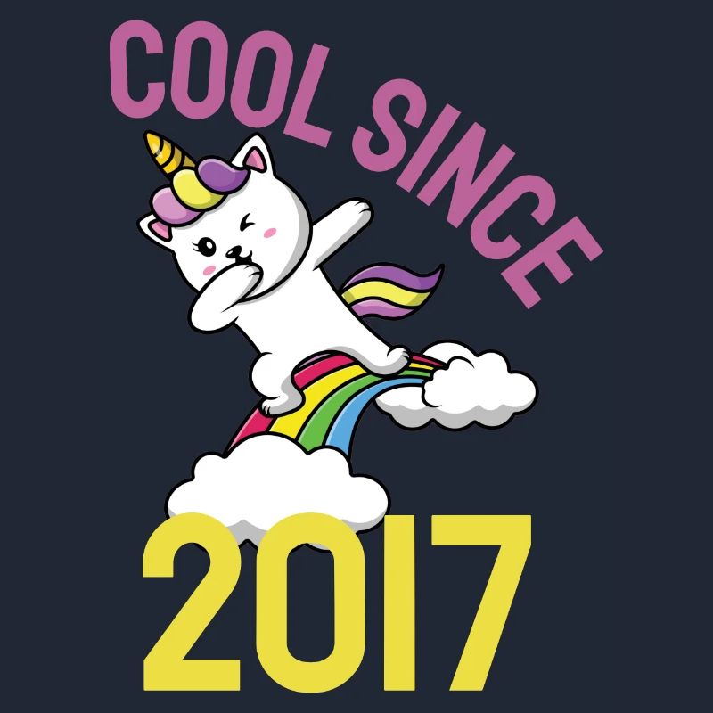 Cool seit 2017 Dabbing Katze 5. Geburtstag