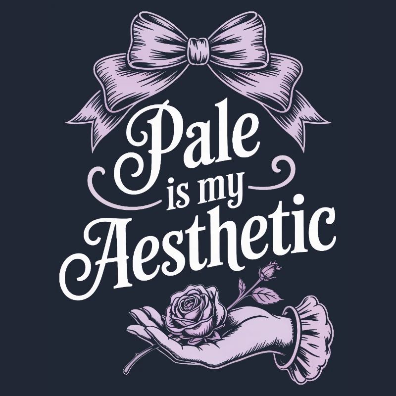 Pale Aesthetic Script with Bow
