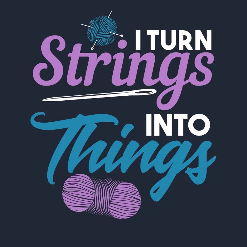 Strings into Things Stricker Strickerin Strickgarn