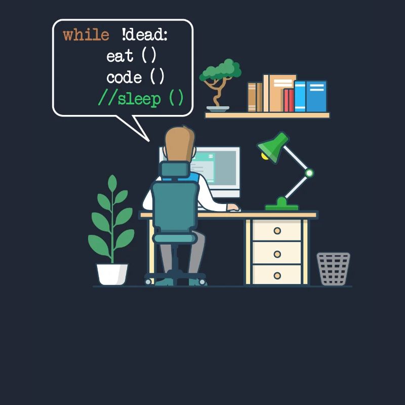 Eat Code Sleep | Funny Coder Programmeur