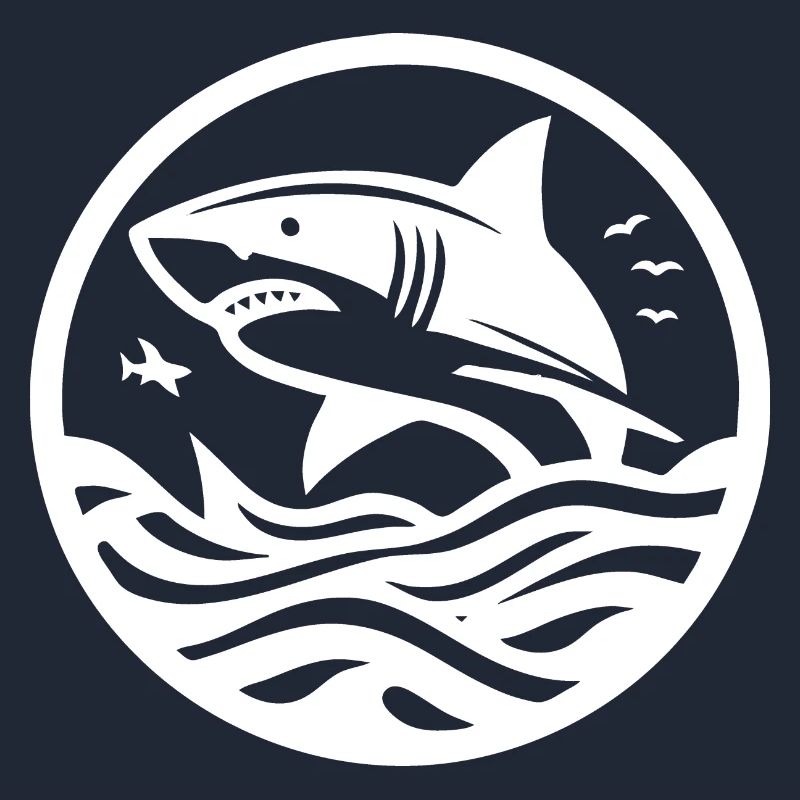 Requin sauteur - Conception de silhouettes de requin