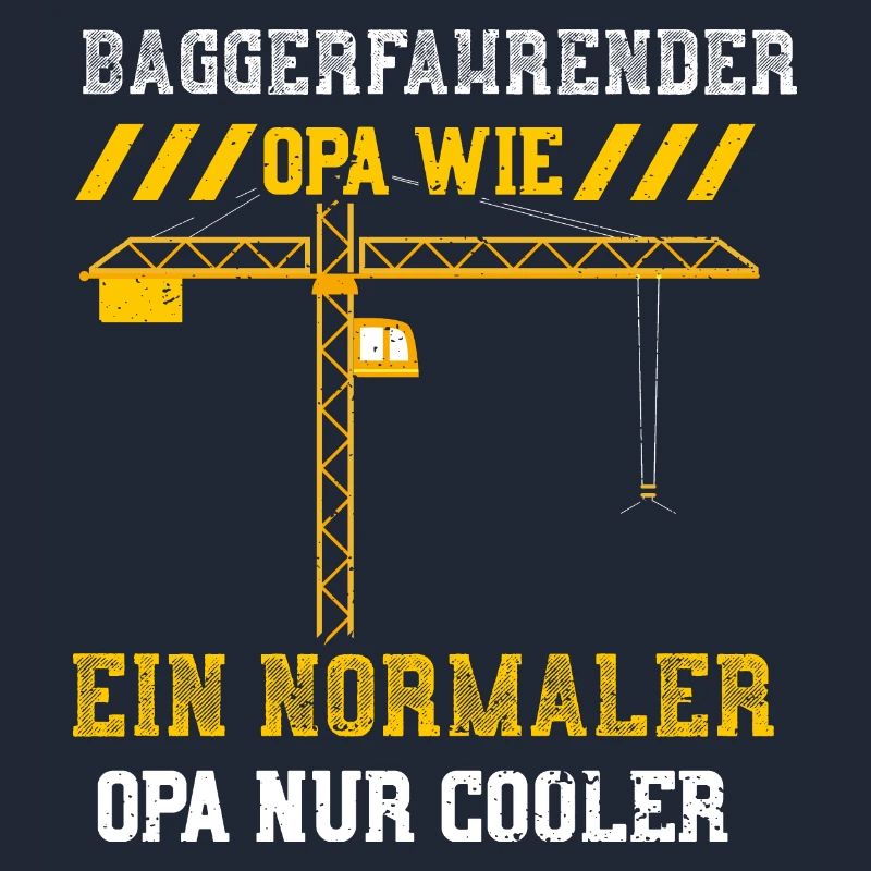 Baggerfahrender Opa Wie Ein Norm...