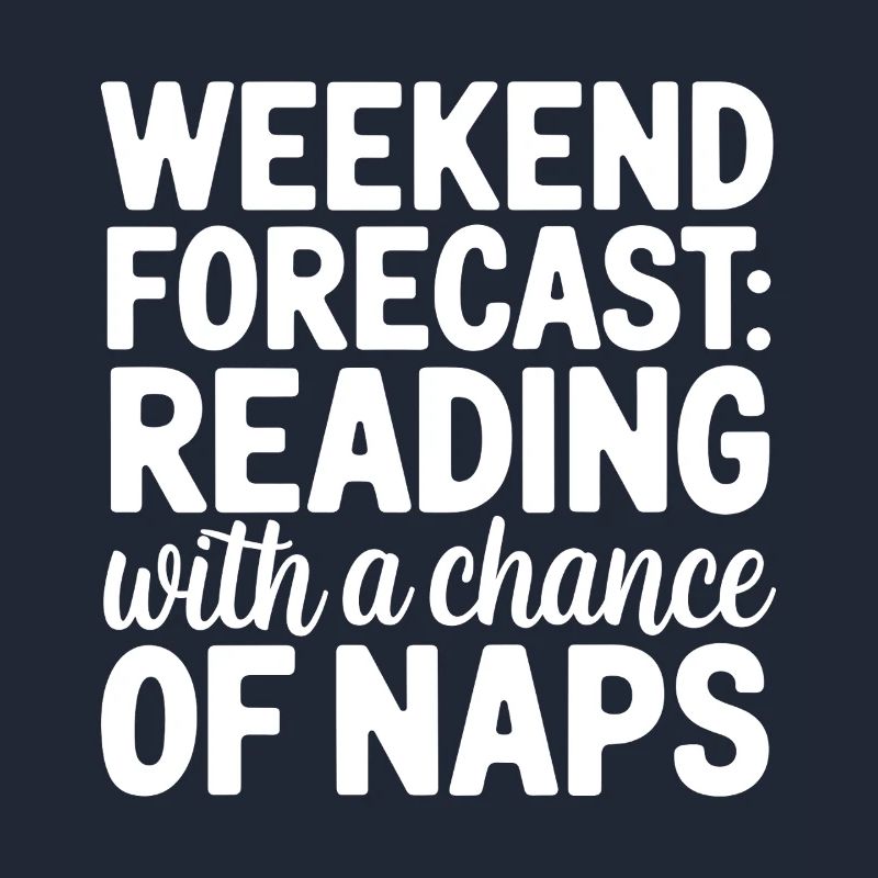 Wochenendvorhersage-Lesung mit der Möglichkeit eines Nickerchens
