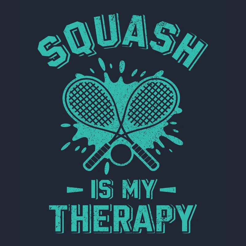 Squash is my Therapy Funny Squash Player