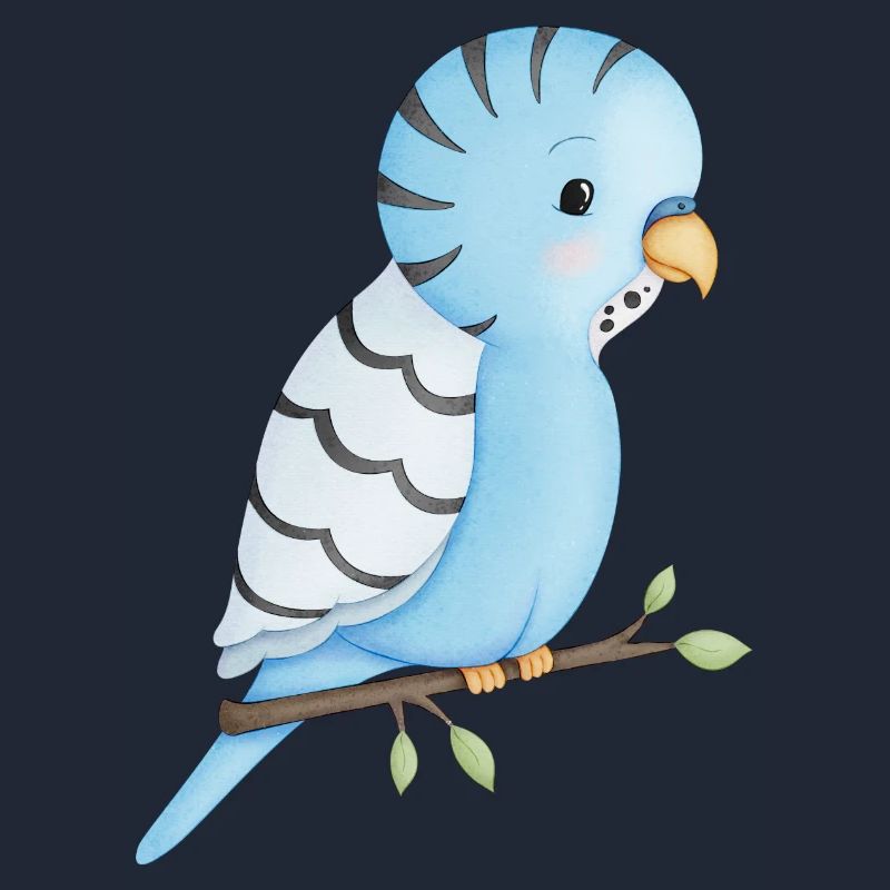 mignon oiseau perruche