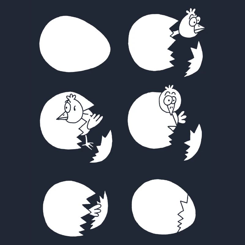 Die Welt entdecken oder nicht (weiß)