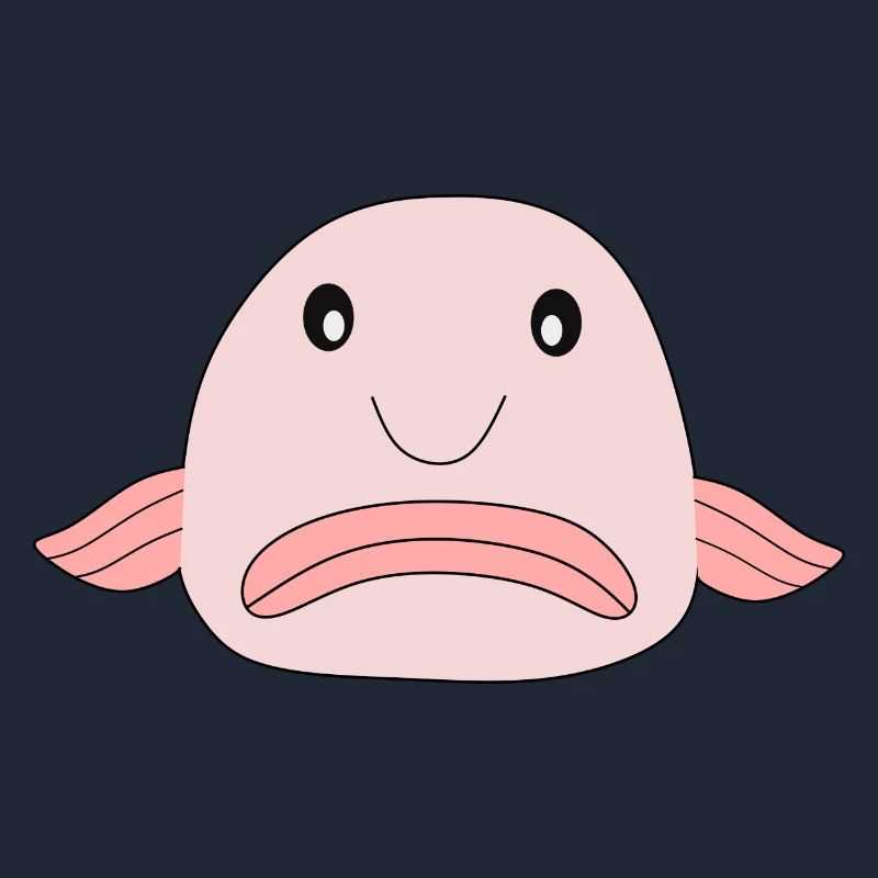 Blobfish fish comic ugly fish