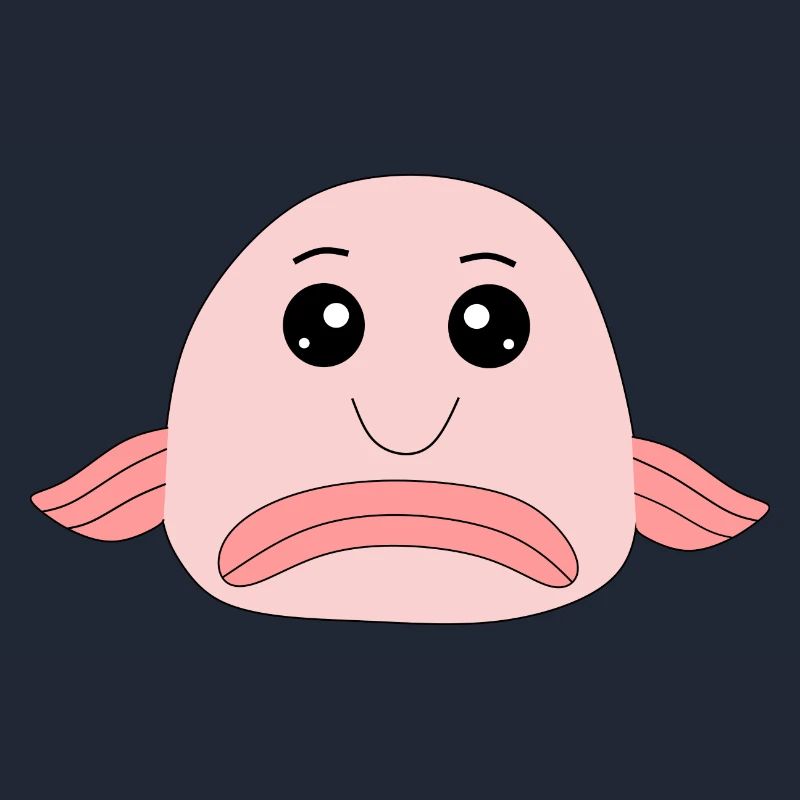 Blobfish fish comic ugly fish