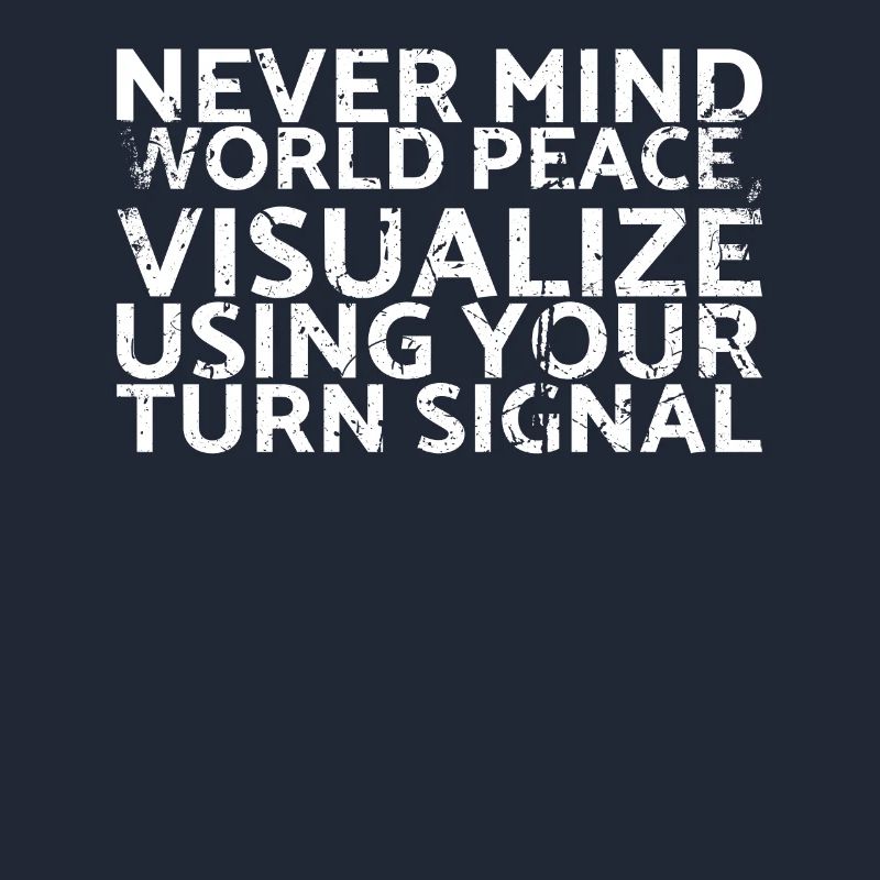 Never mind, world peace visualize the