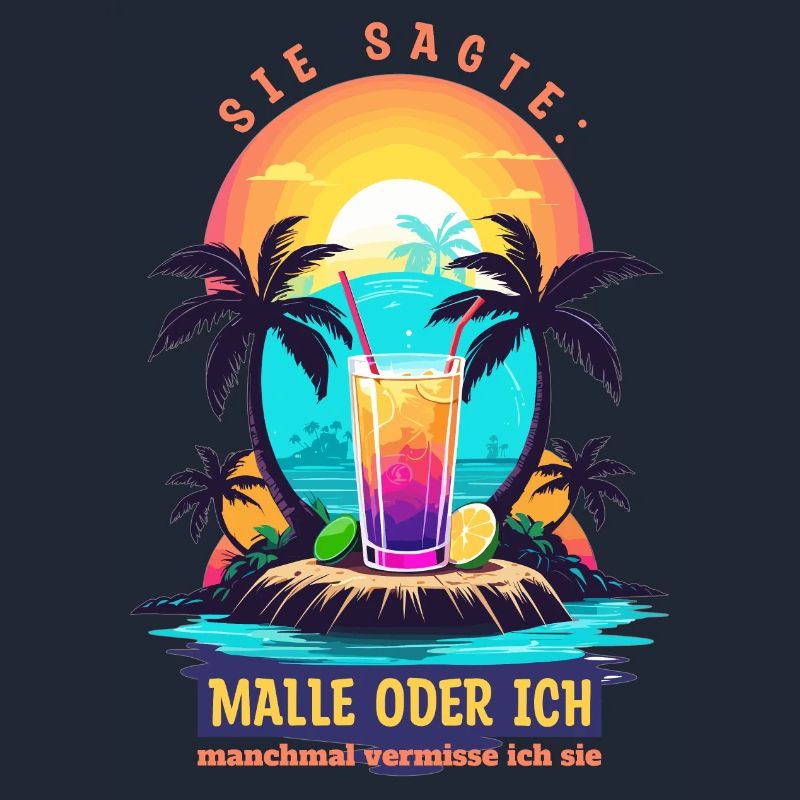 Sie sagte. Malle oder ich