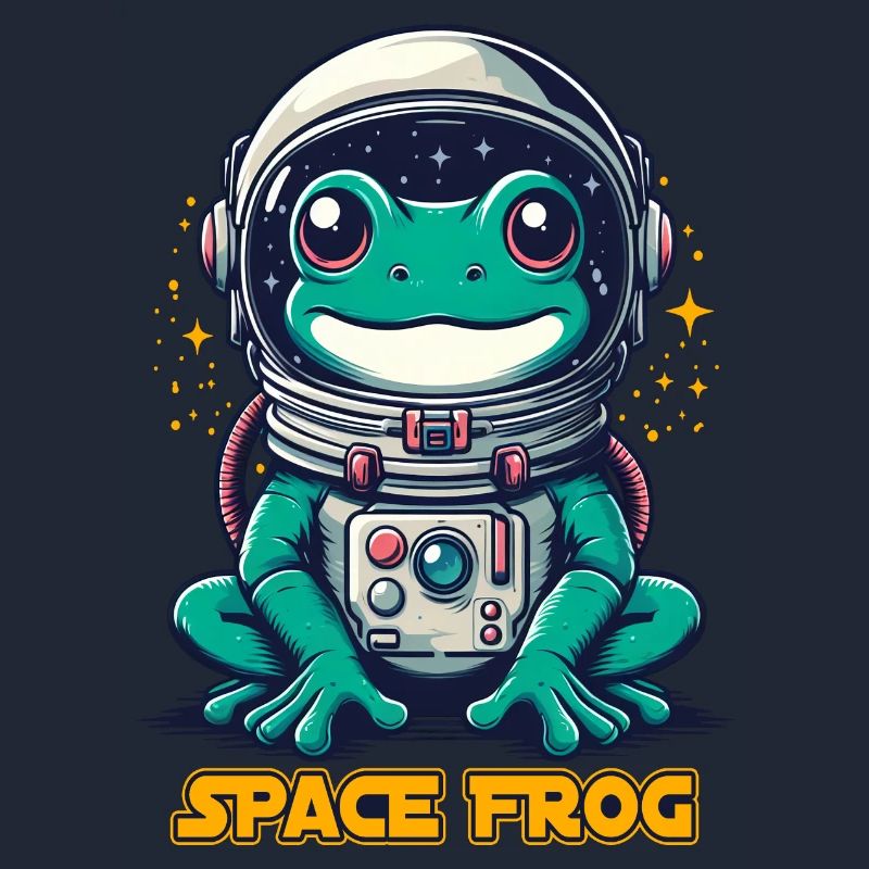 Space Frogs Toad Astronaut Costume Astronomy Funny